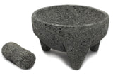 Mexican Lava Rock Pestle and Mortar Set (Molcajete)