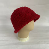 Eyelash Wool Crochet Ladies Winter Hat