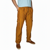 Colourful, Striped Trousers - 100% Cotton - Choice of Colours