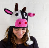 Adorable Animal Hat with Partial Fleece Lining