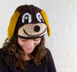 Adorable Animal Hat with Partial Fleece Lining