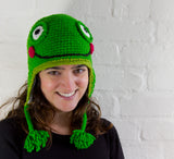 Adorable Animal Hat with Partial Fleece Lining