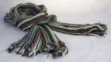 Soft, Long Winter Scarf - Striped