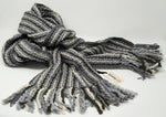 SUPER Long, Extra Thick Striped Winter Scarf - 100% Wool