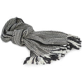 Extra Long, Extra Thick Striped Winter Scarf - 100% Wool