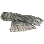 Extra Long, Extra Thick Striped Winter Scarf - 100% Wool