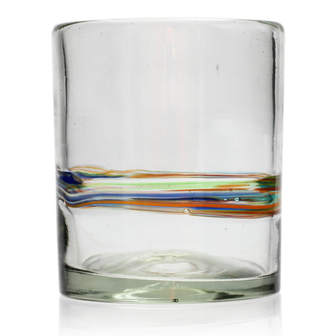 Multi-Stripe Tumbler - Recycled Glass