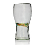 Multi-Stripe Pint Glass - Recycled Glass