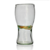 Multi-Stripe Pint Glass - Recycled Glass