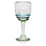 3-colour Ring Wine Glass - Recycled Glass