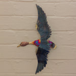 Recycled Tin Flying Duck
