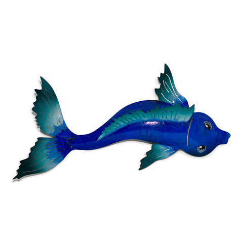 Recycled Tin Bright Koi Carp