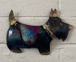 Recycled Tin Large Scottie Dog