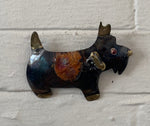 Recycled Tin Small Scottie Dog