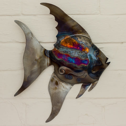 Recycled Tin Tropical Fish