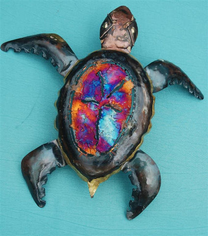 Recycled Tin Turtle large