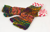 Wool fingerless arm warmers