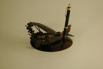 Recycled tin plane pen holder