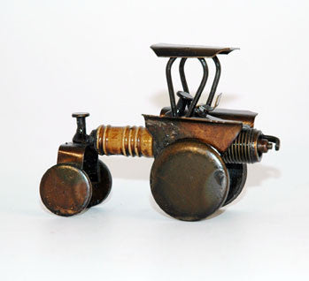 Recycled Tin Tractor
