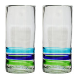 3-Colour Ring Hi-Ball - Recycled Glass