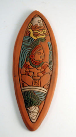 Mayan warrior wall plaque