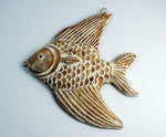 Fish Plaque - Tan