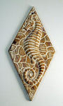 Seahorse plaque diamond
