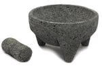 Mexican Lava Rock Pestle and Mortar Set (Molcajete)