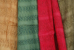 India flag scarf 60% silk single colour