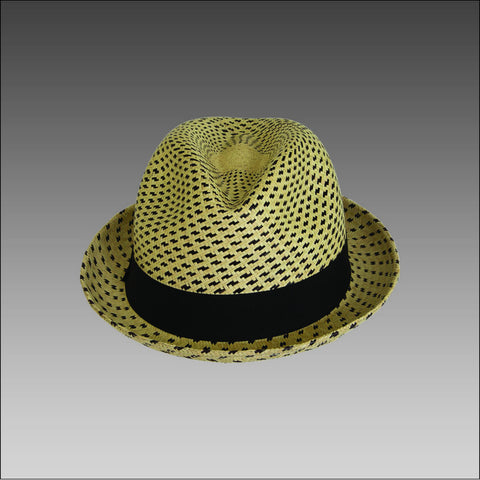 Tumi Striped Trilby Panama Hat