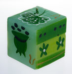 Hand-painted Cube Candle (5x5cm)