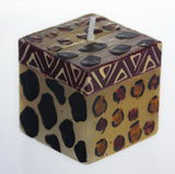 Hand-painted Cube Candle (5x5cm)